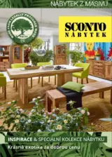SCONTO Nábytek – Nábytek z masivu leták od 01.03. – 31.12.