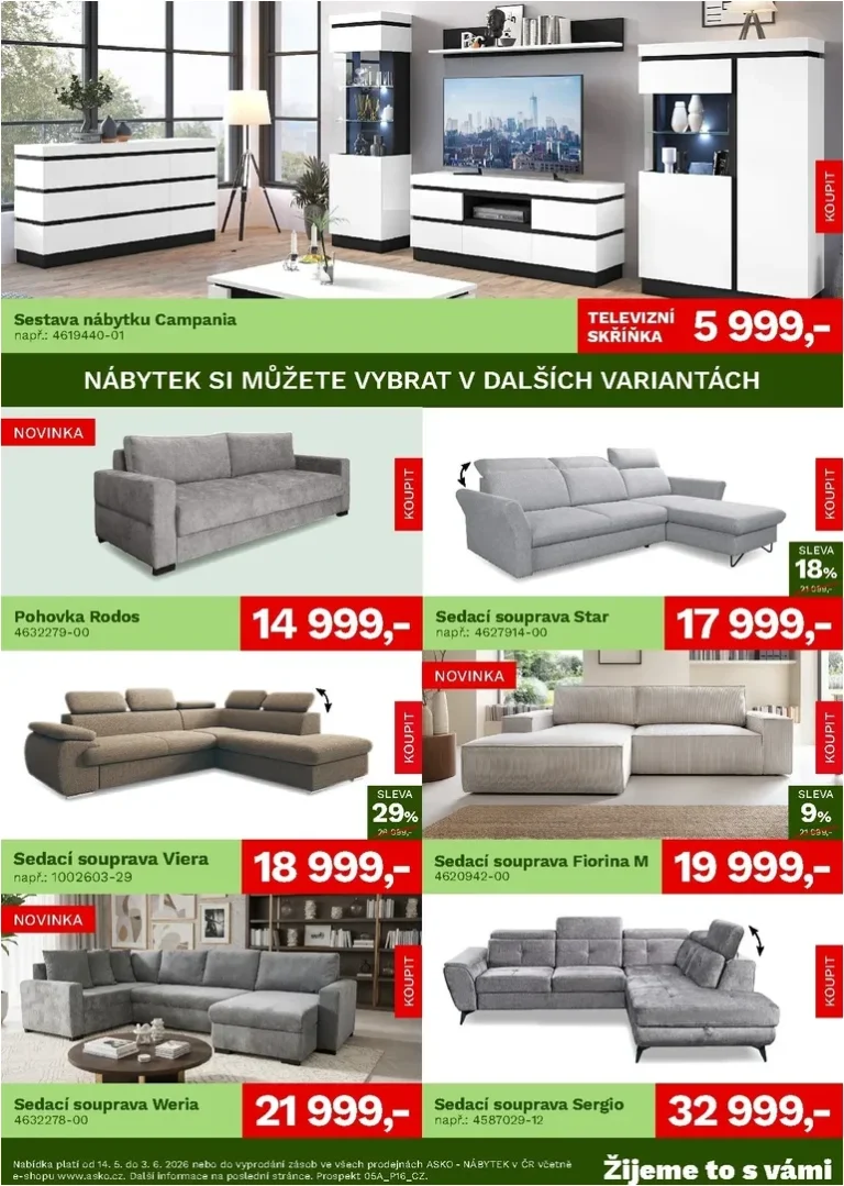 Akční leták ASKO NÁBYTEK platný od 14.05.2026 - strana 2