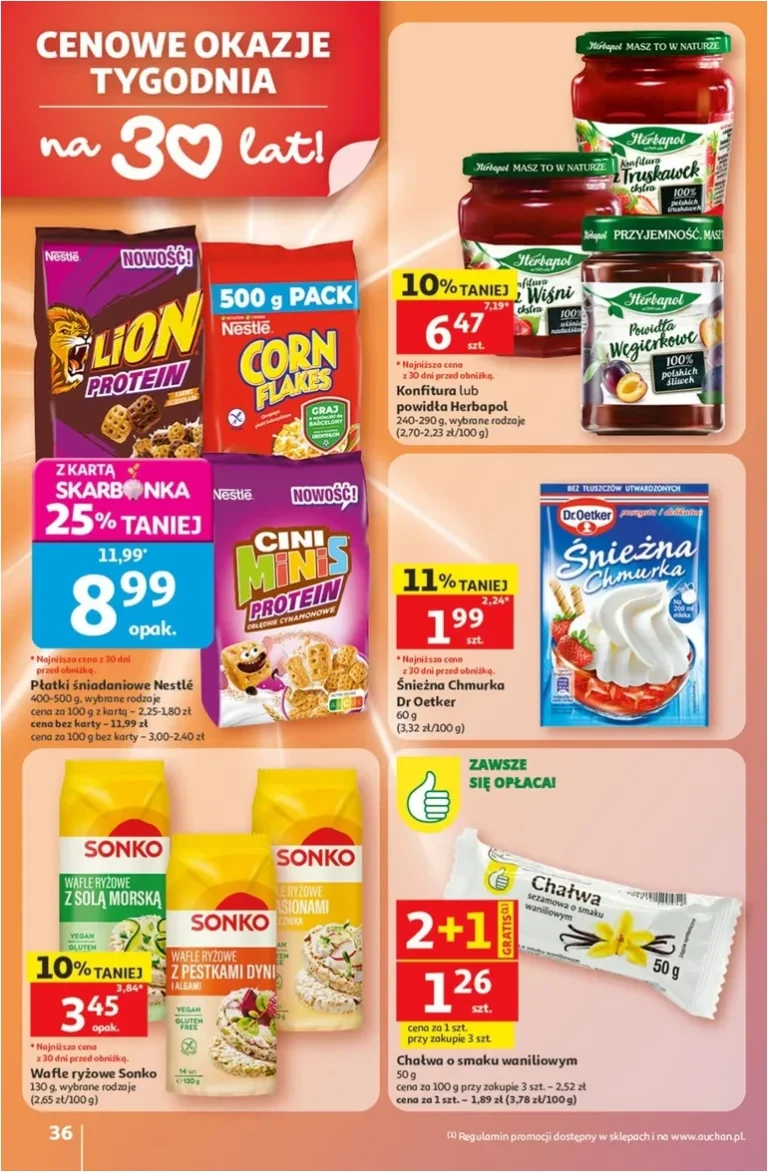 Akční leták Hipermarket Auchan Polsko platný od 21.05.2026 - strana 36