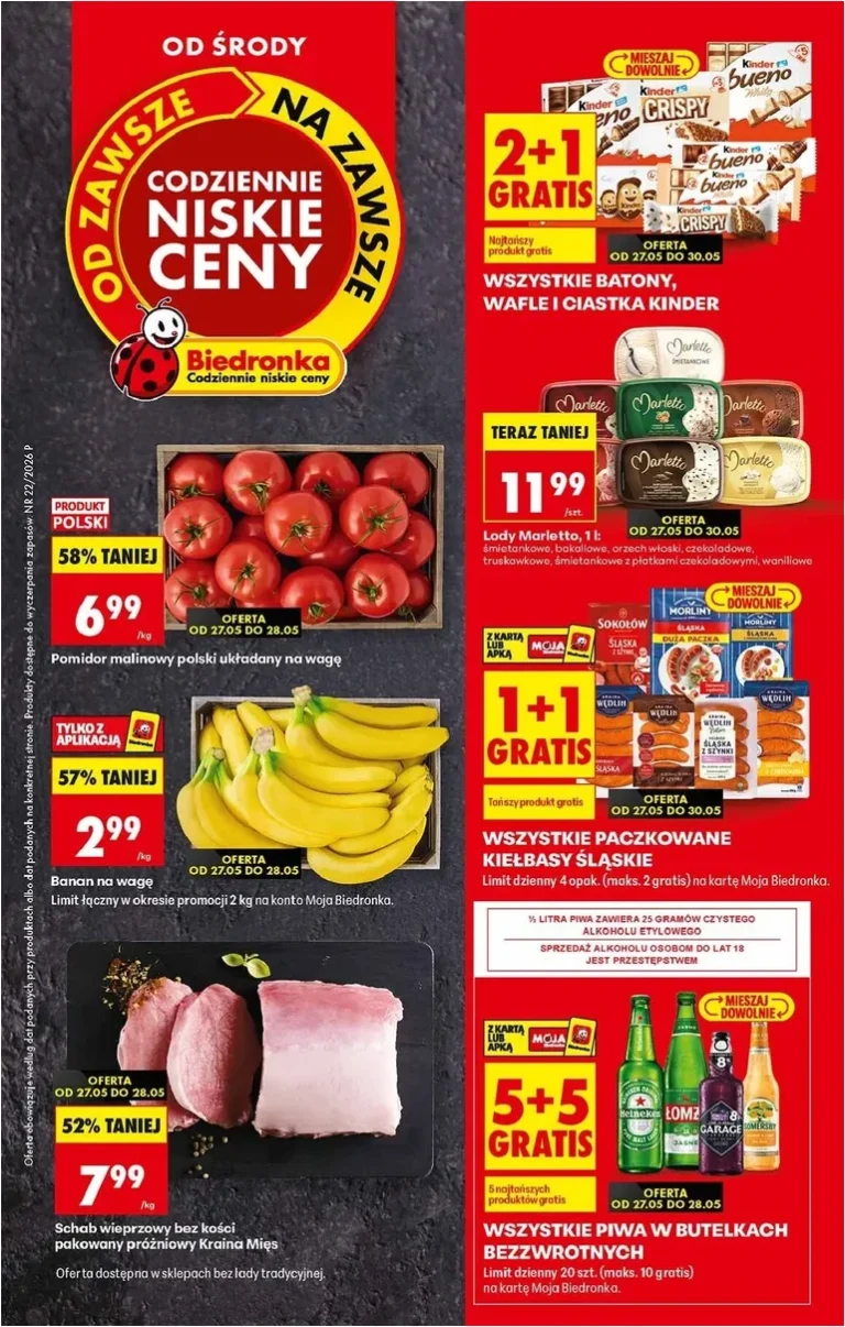 Akční leták Biedronka platný od 27.05.2026 - strana 1