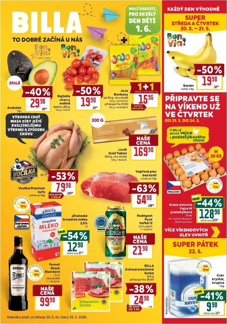 Akční leták Billa – Malý leták platný od 20.05.2026 - strana 1