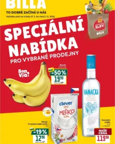 Nejnovější Billa – Speciální nabídka: vybrané prodejny leták platný od 27.05.2026 ⭐