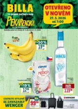 Nejnovější Billa – České Budějovice leták platný od 27.05.2026 ⭐