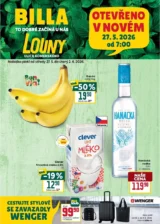 Nejnovější Billa – Louny leták platný od 27.05.2026 ⭐