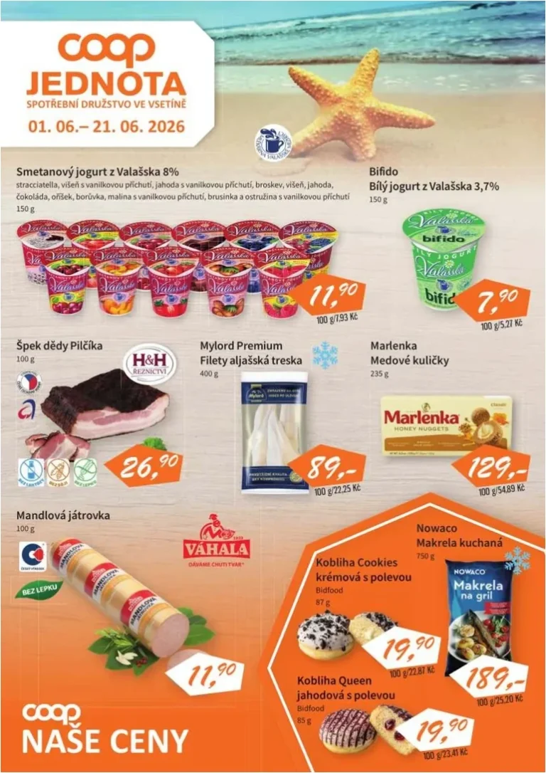 Nejnovější Coop leták platný od 01.06.2026 ⭐ - strana 1