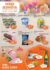 Akční leták COOP Jednota platný od 04.05.2026