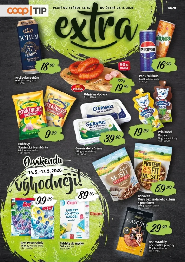 Akční leták Coop – Tip extra platný od 13.05.2026 - strana 1