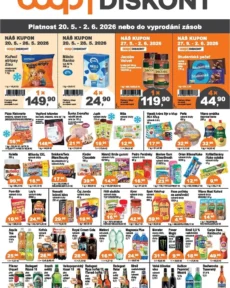 Akční leták Coop – Diskont platný od 20.05.2026
