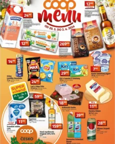 Akční leták Coop – Tuty-Tip Menu platný od 20.05.2026