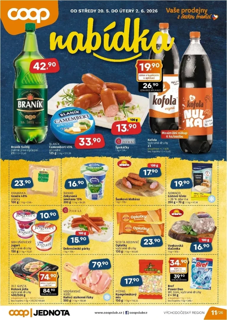 Akční leták Coop – Východní Čechy platný od 20.05.2026 - strana 1