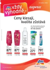 Akční leták dm drogerie – Express platný od 21.05.2026