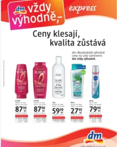 Akční leták dm drogerie – Express platný od 21.05.2026