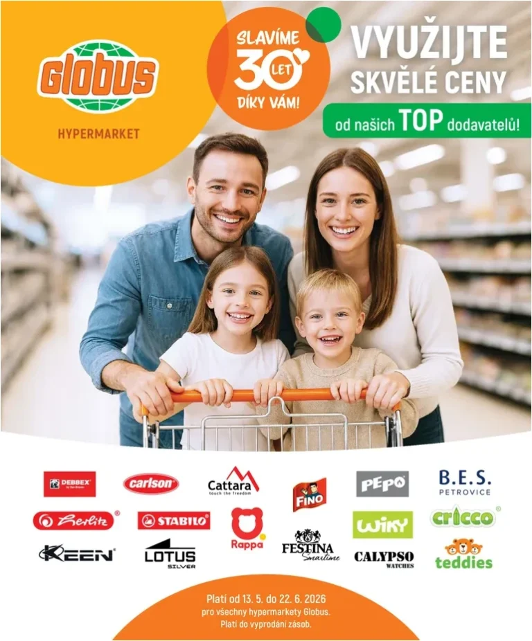 Akční leták Globus – Skvělé ceny platný od 13.05.2026 - strana 1
