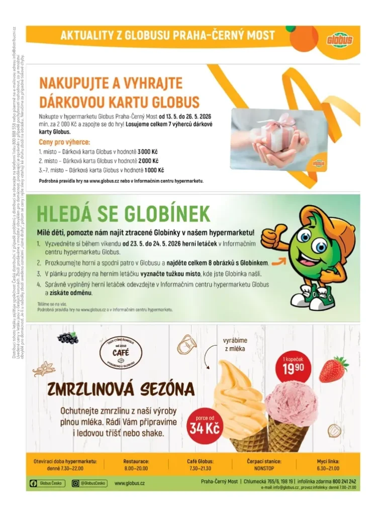 Akční leták Globus – Praha – Černý Most platný od 20.05.2026 - strana 43