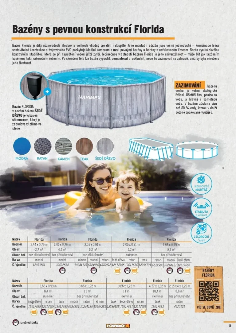 Akční leták HORNBACH – Bazény platný od 06.05.2026 - strana 5