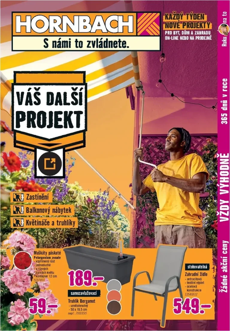 Akční leták Hornbach – Balkon platný od 13.05.2026 - strana 1