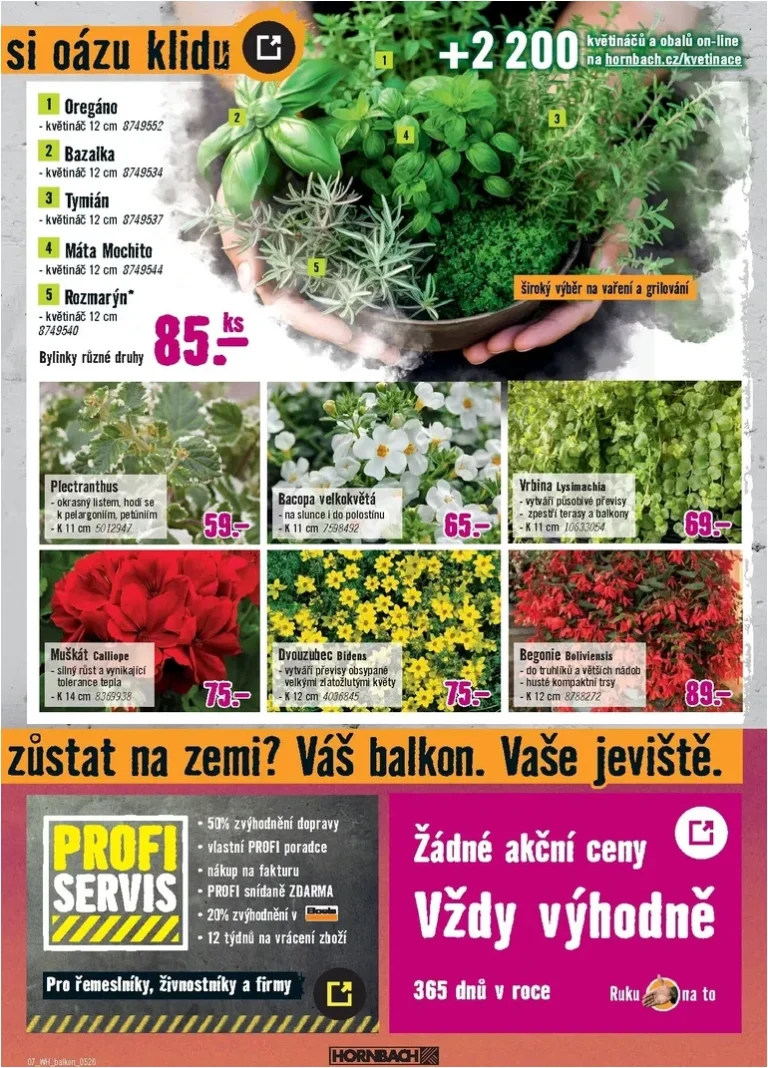 Akční leták Hornbach – Balkon platný od 13.05.2026 - strana 7