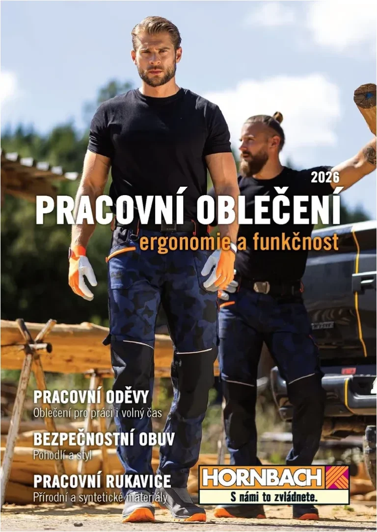 Akční leták HORNBACH – Pracovní oblečení platný od 22.04.2026 - strana 1