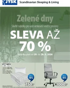 Akční leták JYSK platný od 20.05.2026