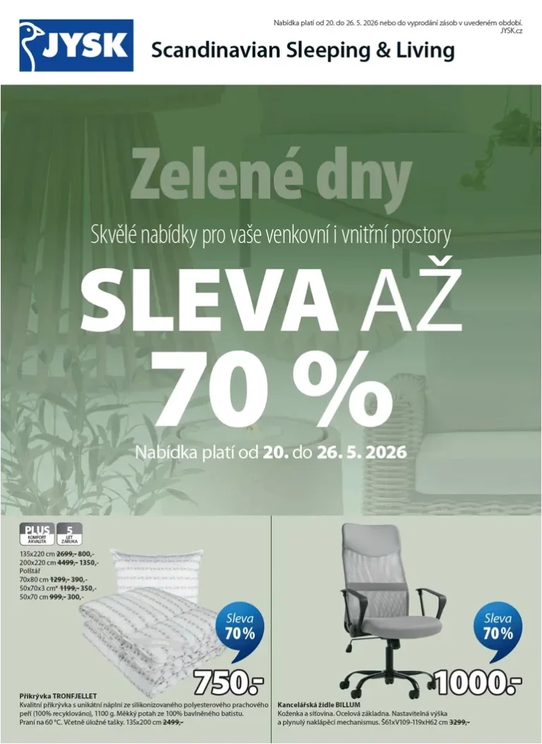 Akční leták JYSK platný od 20.05.2026 - strana 1