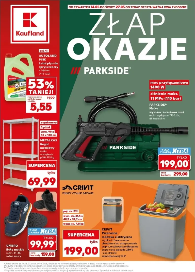Akční leták Kaufland Polsko – Okazje platný od 14.05.2026 - strana 1