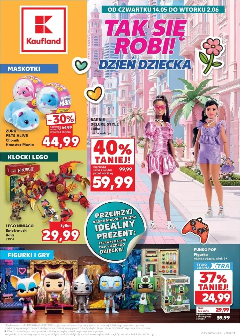 Akční leták Kaufland Polsko – Den dětí platný od 14.05.2026 - strana 1
