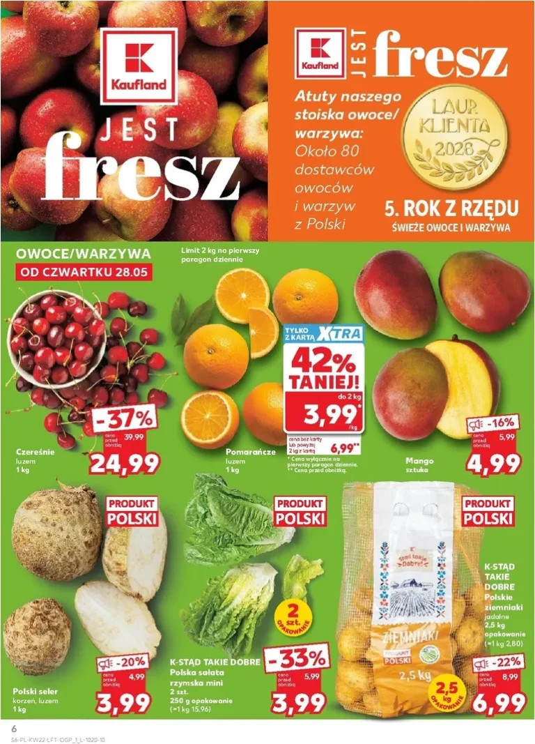 Nejnovější Kaufland Polsko leták platný od 28.05.2026 ⭐ - strana 6