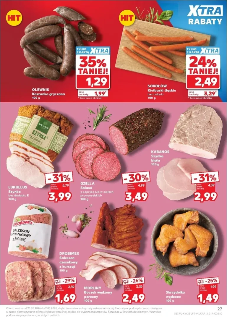 Nejnovější Kaufland Polsko leták platný od 28.05.2026 ⭐ - strana 27