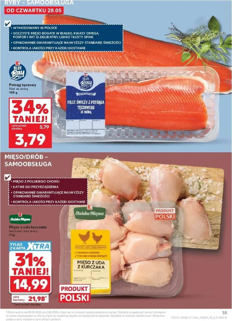 Nejnovější Kaufland Polsko leták platný od 28.05.2026 ⭐ - strana 35