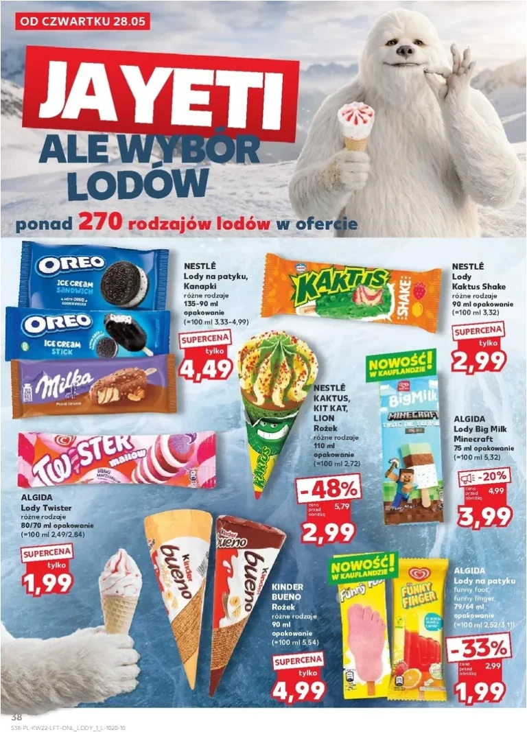 Nejnovější Kaufland Polsko leták platný od 28.05.2026 ⭐ - strana 38