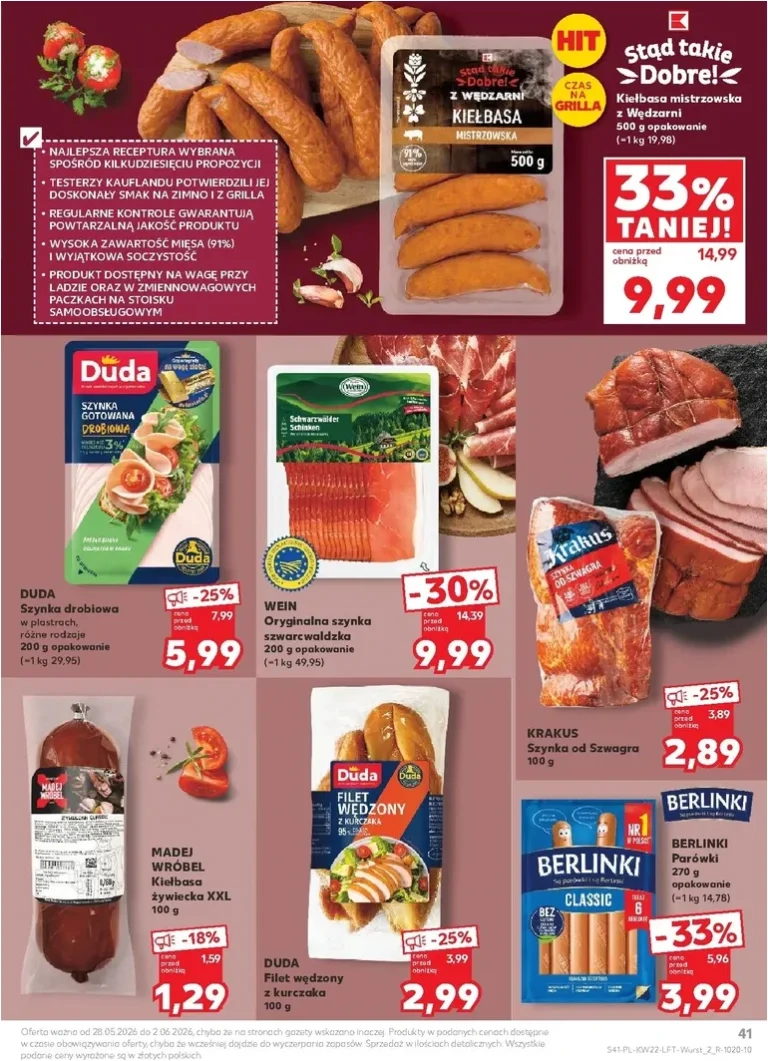 Nejnovější Kaufland Polsko leták platný od 28.05.2026 ⭐ - strana 41