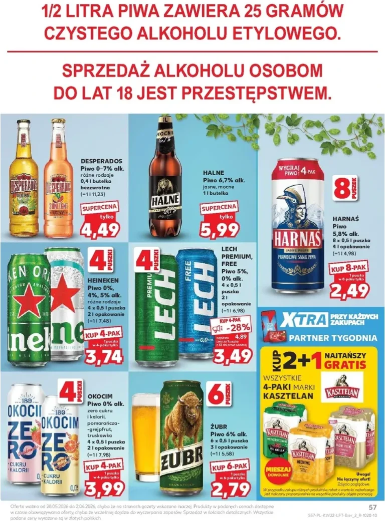 Nejnovější Kaufland Polsko leták platný od 28.05.2026 ⭐ - strana 57
