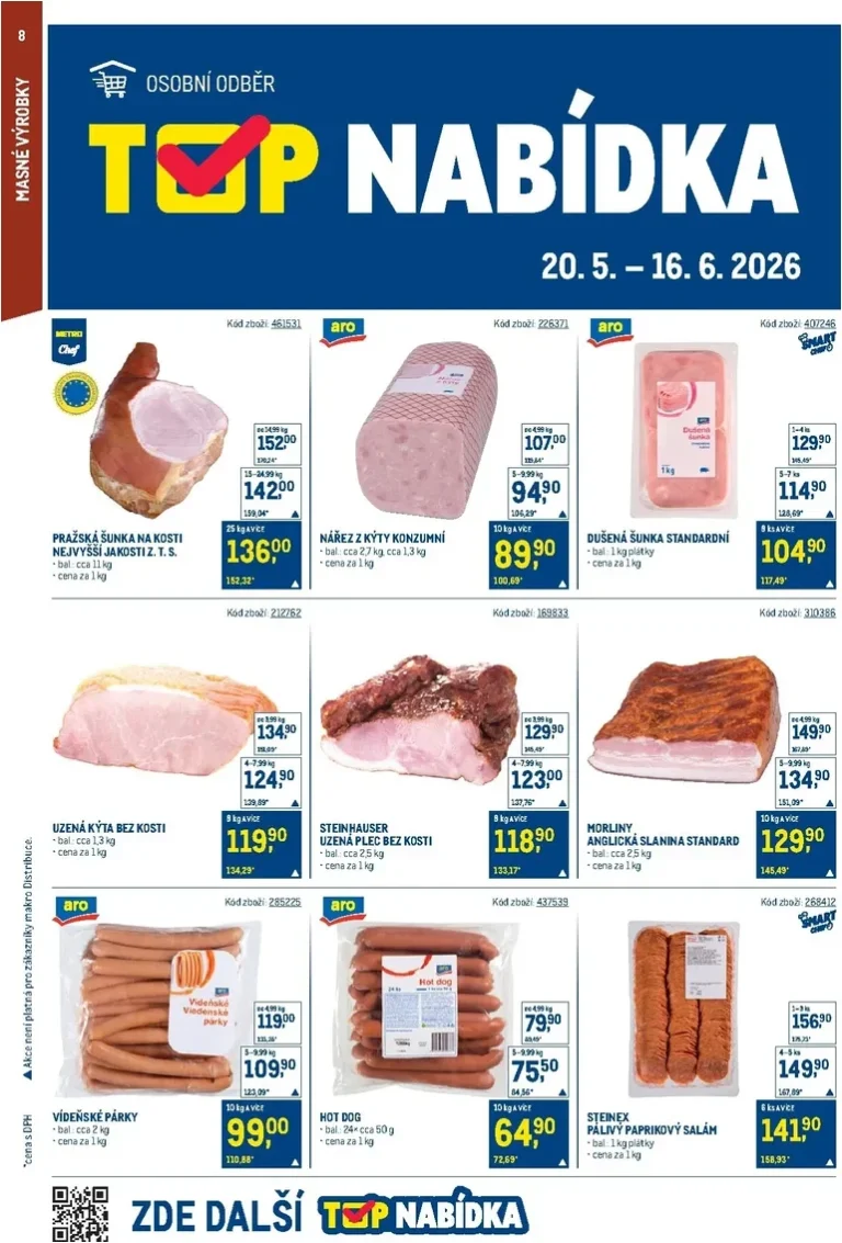 Akční leták Makro – Gastronomie platný od 20.05.2026 - strana 8