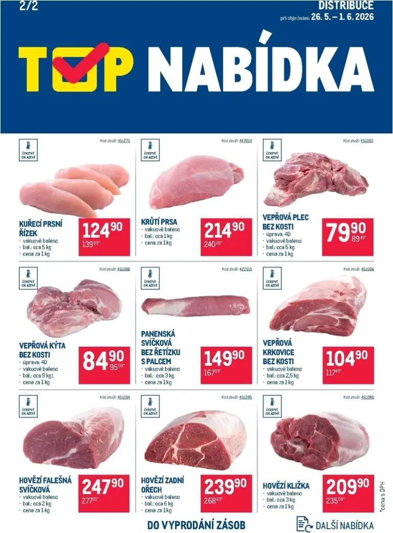 Akční leták Makro – TOP maso – Distribuce platný od 26.05.2026 - strana 2