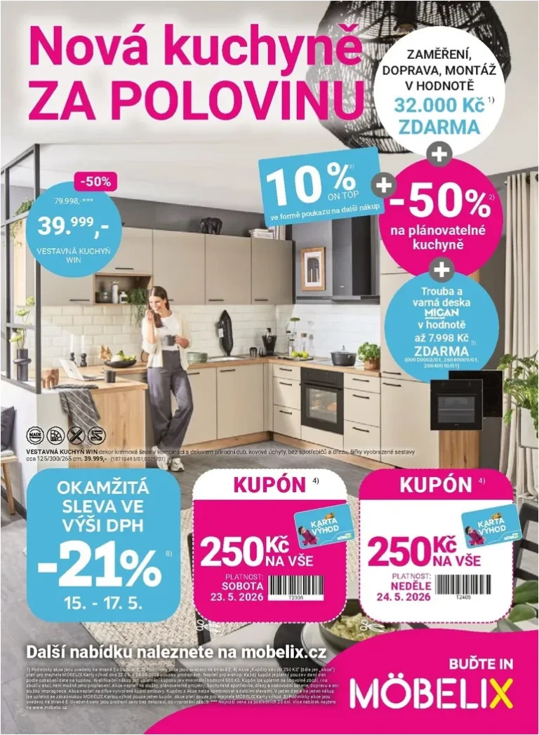 Akční leták Möbelix platný od 11.05.2026 - strana 1