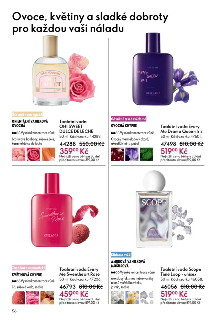Akční leták Oriflame platný od 06.05.2026 - strana 56
