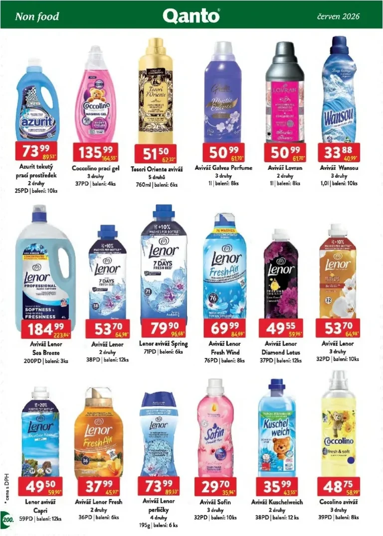 Nejnovější Qanto – Velkoobchodní akce leták platný od 01.06.2026 ⭐ - strana 200