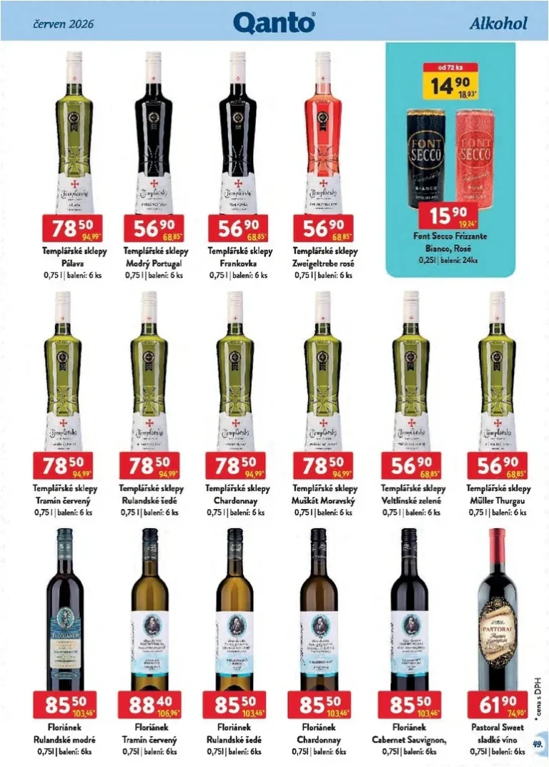 Nejnovější Qanto – Velkoobchodní akce leták platný od 01.06.2026 ⭐ - strana 49