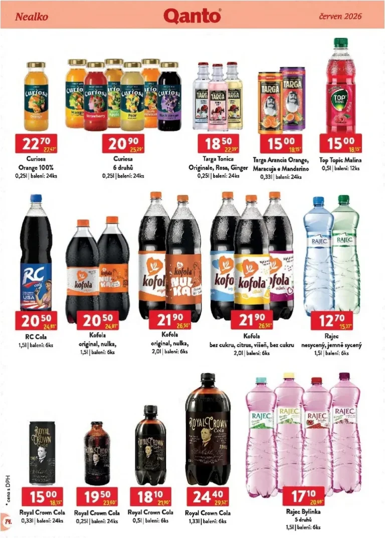 Nejnovější Qanto – Velkoobchodní akce leták platný od 01.06.2026 ⭐ - strana 74