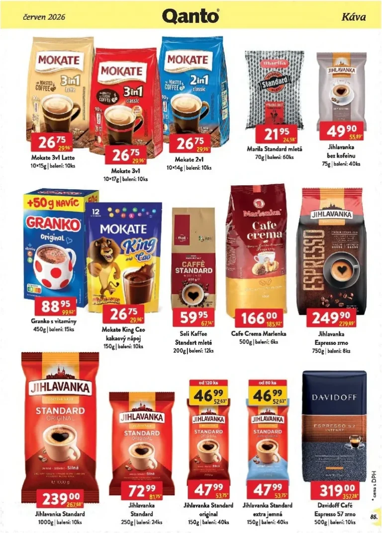 Nejnovější Qanto – Velkoobchodní akce leták platný od 01.06.2026 ⭐ - strana 85