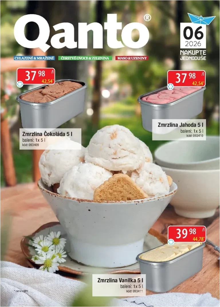 Nejnovější Qanto – Velkoobchodní akce fresh leták platný od 01.06.2026 ⭐ - strana 1