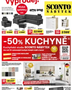 Akční leták SCONTO Nábytek platný od 20.05.2026
