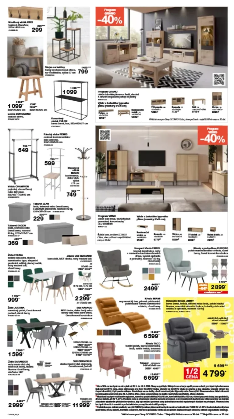 Akční leták SCONTO Nábytek platný od 20.05.2026 - strana 3
