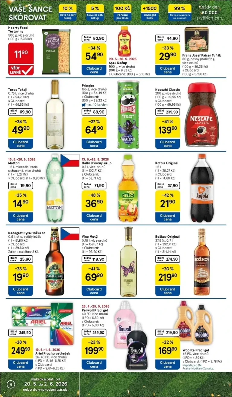 Akční leták Tesco supermarket platný od 20.05.2026 - strana 8
