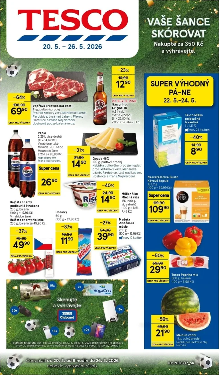 Akční leták Tesco platný od 20.05.2026 - strana 1