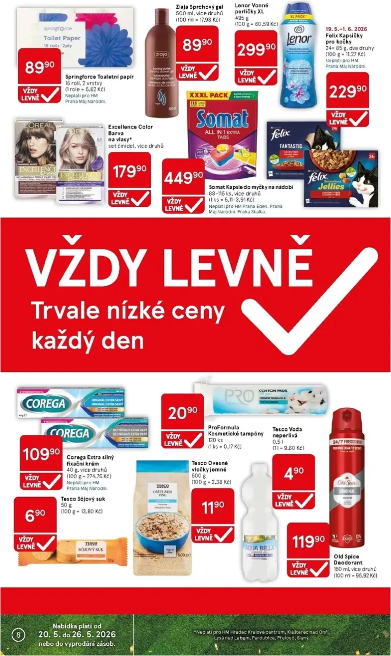 Akční leták Tesco platný od 20.05.2026 - strana 8