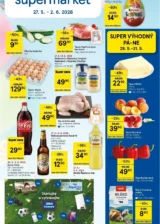 Nejnovější Tesco supermarket leták platný od 27.05.2026 ⭐
