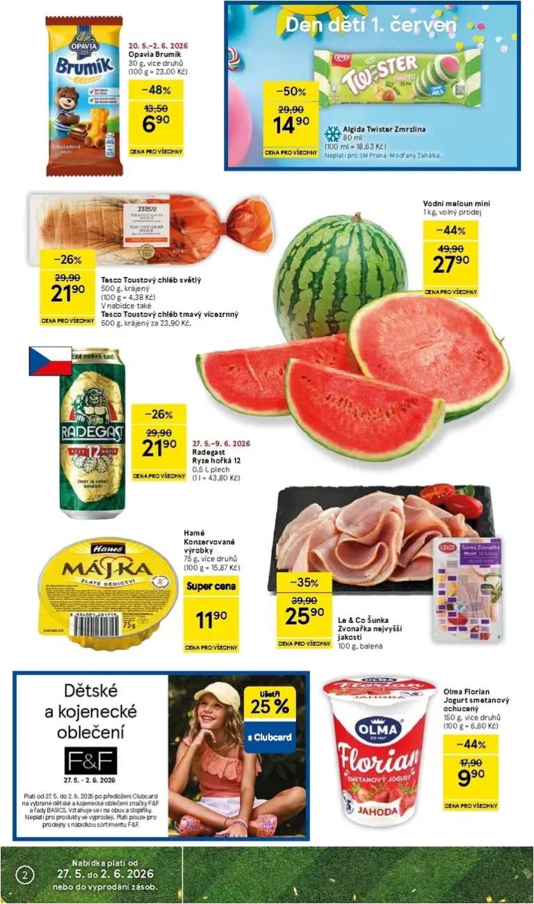 Nejnovější Tesco supermarket leták platný od 27.05.2026 ⭐ - strana 2