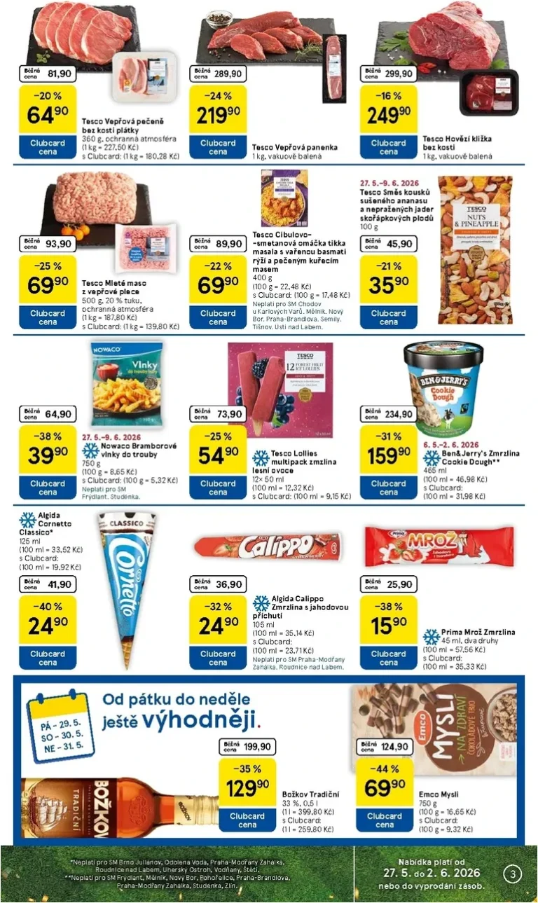 Nejnovější Tesco supermarket leták platný od 27.05.2026 ⭐ - strana 3