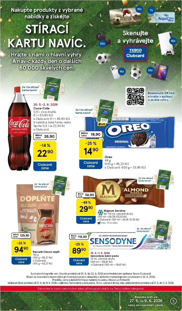 Nejnovější Tesco supermarket leták platný od 27.05.2026 ⭐ - strana 5
